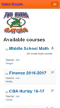 Mobile Screenshot of moodle.trgators.org